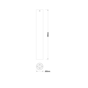 Plafoniera GU10 cilindrica in metallo 20 cm IP20 FLUKE Bianco, Bronzo e Nero - Luce Ambiente e Design - foto 4