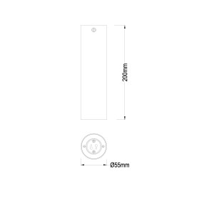 Plafoniera GU10 1 luce IP20 FLUKE Bianco, Bronzo e Nero - Luce Ambiente e Design - foto 3