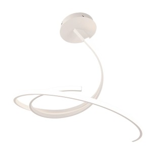 Plafoniera LED 40W CCT KINETIC Bianco e Oro - Luce Ambiente e Design
