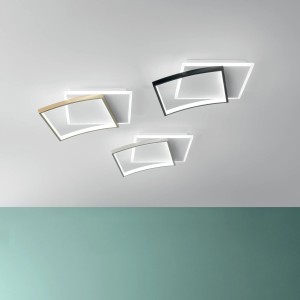 Plafoniera LED 42W CCT 3000-6500K IP20 AYRTON Nero e Oro - Luce Ambiente e Design - foto 3