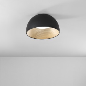 Plafoniera LED 30W CCT 3000/4000/6500K Ø35 cm Nero e Oro - Luce Ambiente e Design - foto 6
