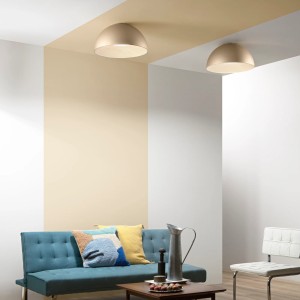 Plafoniera LED 40W CCT 3000-4000-6500K Ø50 cm Nero e Oro - Luce Ambiente e Design - foto 2