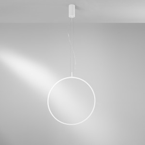 Sospensione LED 29W CCT Ø60 cm Bianco e Nero - Luce Ambiente e Design - foto 3