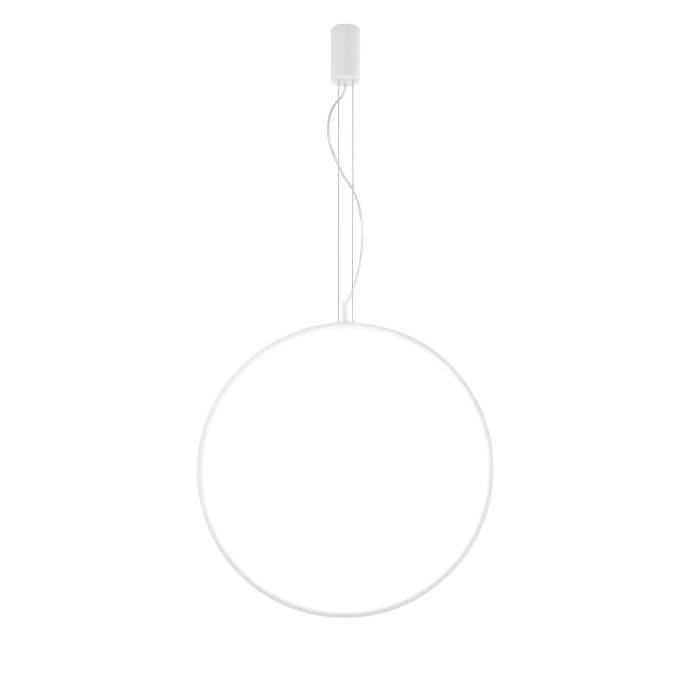 Sospensione LED CCT 39W Ø80 cm Bianco e Nero - Luce Ambiente e Design
