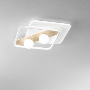 Plafoniera LED CCT 40W CRICKET Bianco e Nero - Luce Ambiente e Design - foto 5
