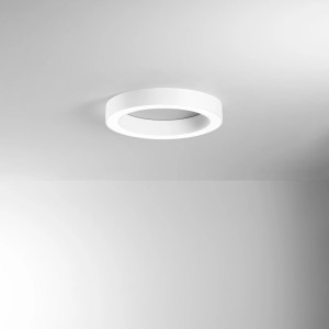 Plafoniera LED 60W CCT Ø60 cm DEMOS Bianco, Nero e Oro - Luce Ambiente e Design - foto 3