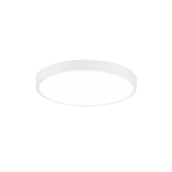 Plafoniera LED da bagno 24W 4000K rotonda IP44 DOMO Bianco e Nero - Intec