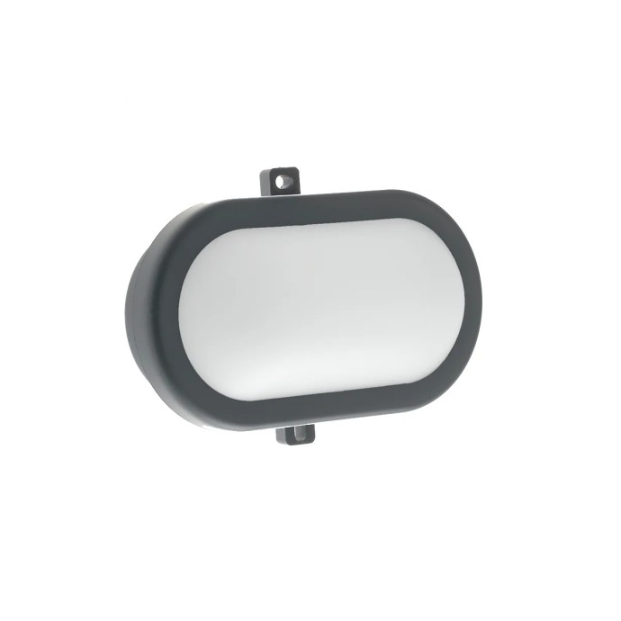 Plafoniera da esterno LED 14W IP54 4000K Antracite e Bianco - Intec