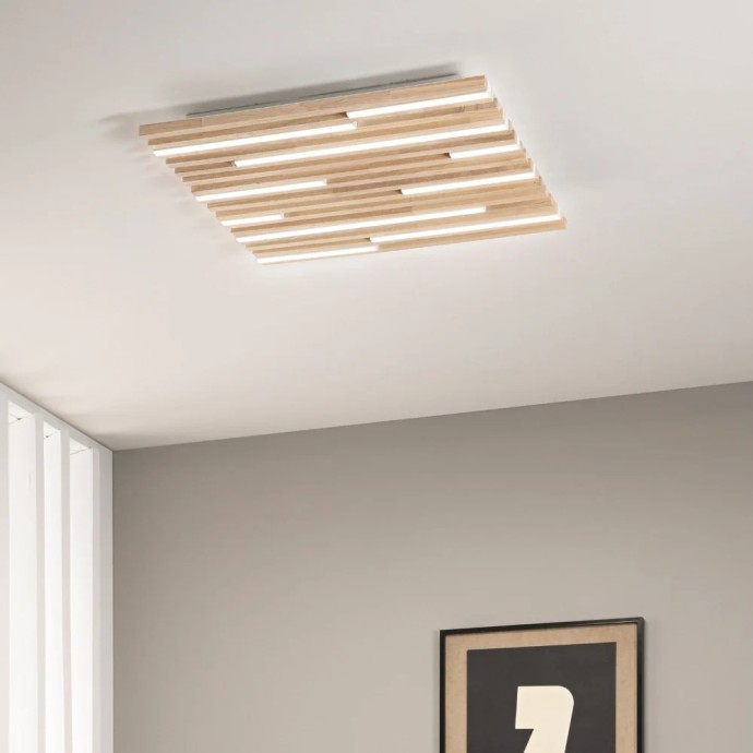 Plafoniera LED 40W CCT 2700/3500/4000K Bianco e Nero - Luce Ambiente e Design