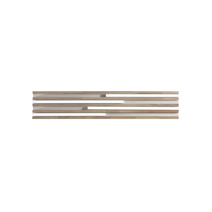 Plafoniera LED rettangolare 24W CCT Bianco e Nero - Luce Ambiente e Design