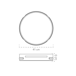 Plafoniera LED 22W CCT Pangea Bianco, Nero e Oro - Luce Ambiente e Design - foto 4