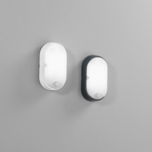 Plafoniera da esterno LED 14W 4000K IP54 con sensore Antracite e Bianco - Intec - foto 4
