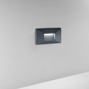 Segnapassi LED da esterno 4W CCT 3000/4000K IP65 BREEN Antracite, Bianco e Bronzo - Intec