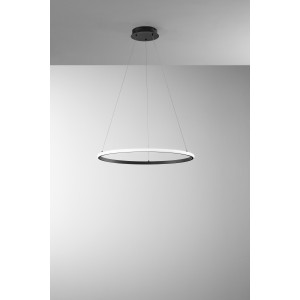 Sospensione LED CCT Ø60 cm Nero e Oro - Luce Ambiente e Design - foto 5