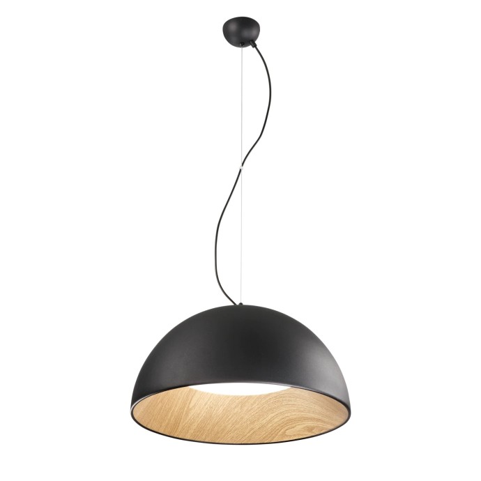 Sospensione LED 40W Ø50 cm 3000-6500K Nero e Oro - Luce Ambiente e Design