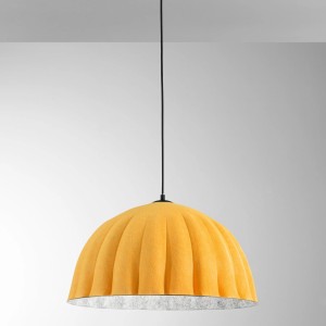 Sospensione E27 1 luce arancione/ MIDI Giallo e Grigio - Luce Ambiente e Design - foto 4