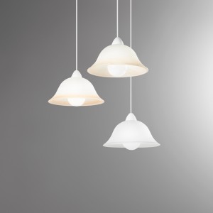 Sospensione 700 in vetro blu E27 Luce Ambiente e Design - foto 2