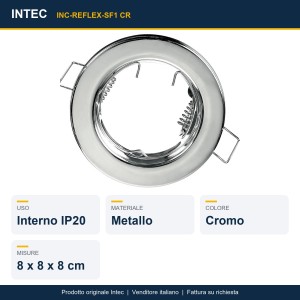 Struttura incasso in metallo cromo IP20 Intec REFLEX - foto 2