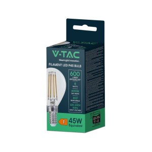Lampadina LED E14 6W P45 Filamento V-TAC VT-2466 - foto 2