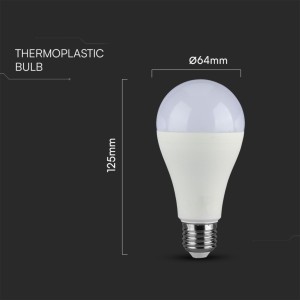 Lampadina LED E27 15W A65 V-TAC VT-2015-N - foto 5
