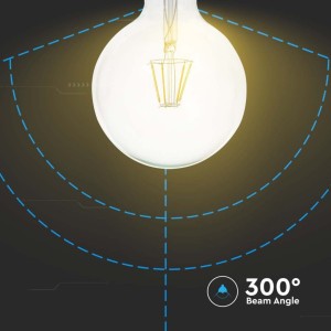 Lampadina LED E27 12W G125 Filamento V-TAC VT-2143 - foto 5