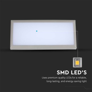 Applique LED da esterno 20W IP65 V-TAC VT-8055-N - foto 3