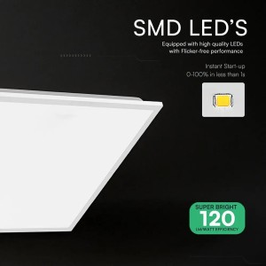 Pannello LED da incasso 40W 595x595mm V-TAC VT-61042 - foto 7