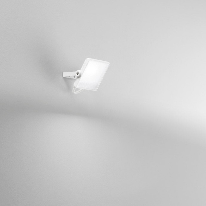 Proiettore LED da esterno 10W CCT IP65 bianco Intec AXEL