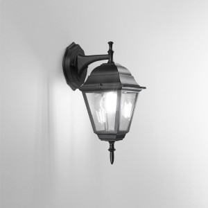 Applique da esterno E27 IP44 nero Intec ROMA - foto 4