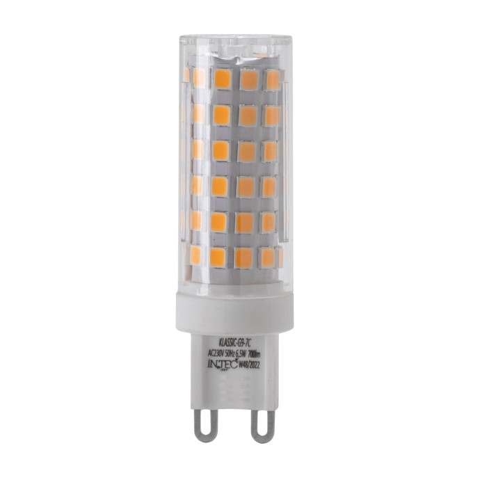 Lampadina LED G9 6,5W 3000K 700 lm Intec
