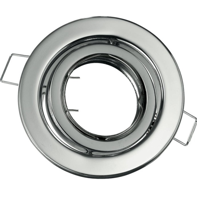 Struttura incasso orientabile in metallo cromo Intec