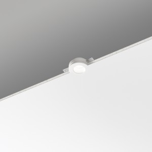 Incasso GU10 rotondo in gesso bianco 1 luce Intec - foto 4