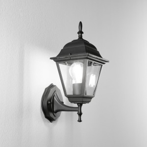 Applique da esterno IP44 E27 nera Intec ROMA - foto 4