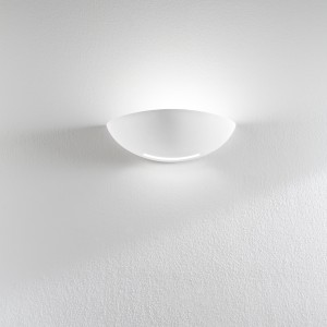 Applique da interno biemissione in gesso bianco E27 Luce Ambiente e Design - foto 4