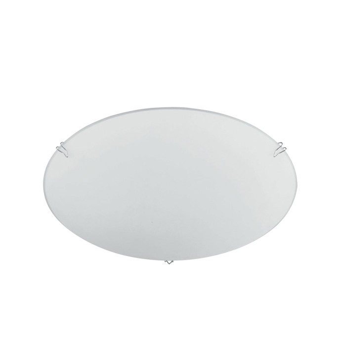 Plafoniera 1 luce E27 in vetro bianco Luce Ambiente e Design Egizia