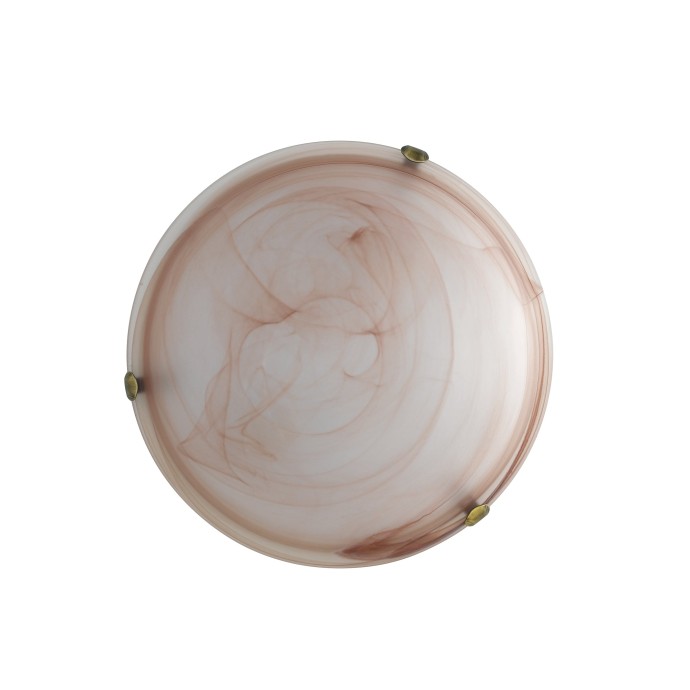 Plafoniera 40 cm 2 luci E27 tabacco Luce Ambiente e Design DUNA