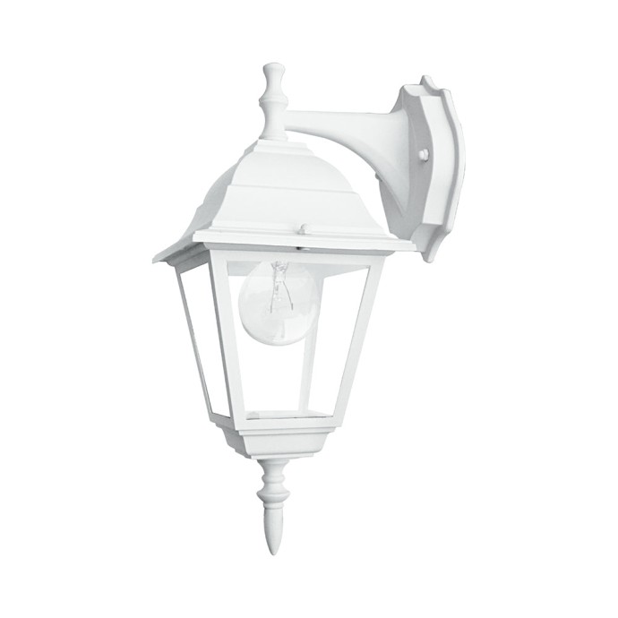 Applique da esterno E27 bianca IP44 Intec ROMA