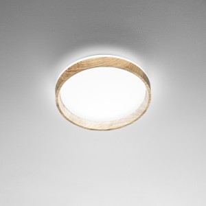 Plafoniera LED 24W 3000-4000-6500K marrone Luce Ambiente e Design MADERA - foto 6