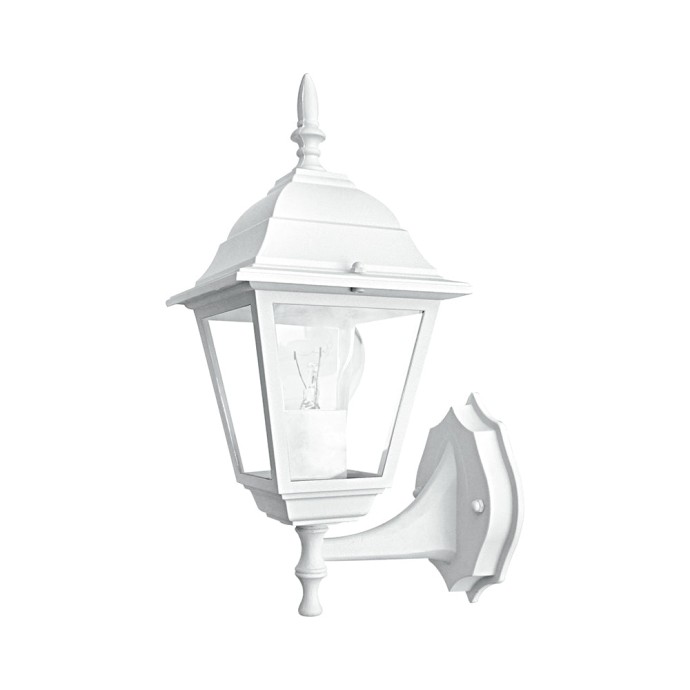 Applique da esterno E27 bianca IP44 ROMA Intec