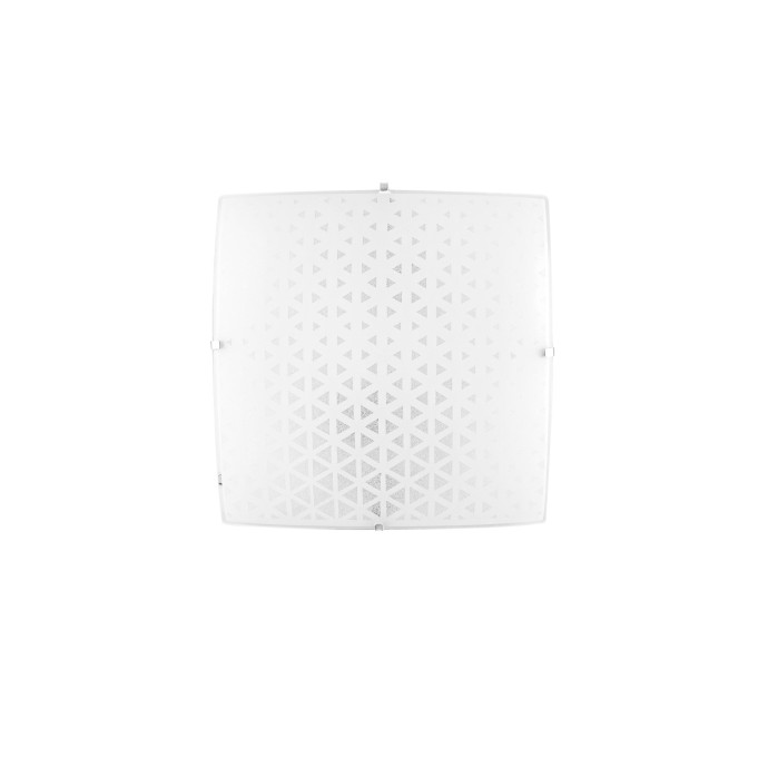 Plafoniera 40x40 cm 3 luci E27 bianca Luce Ambiente e Design