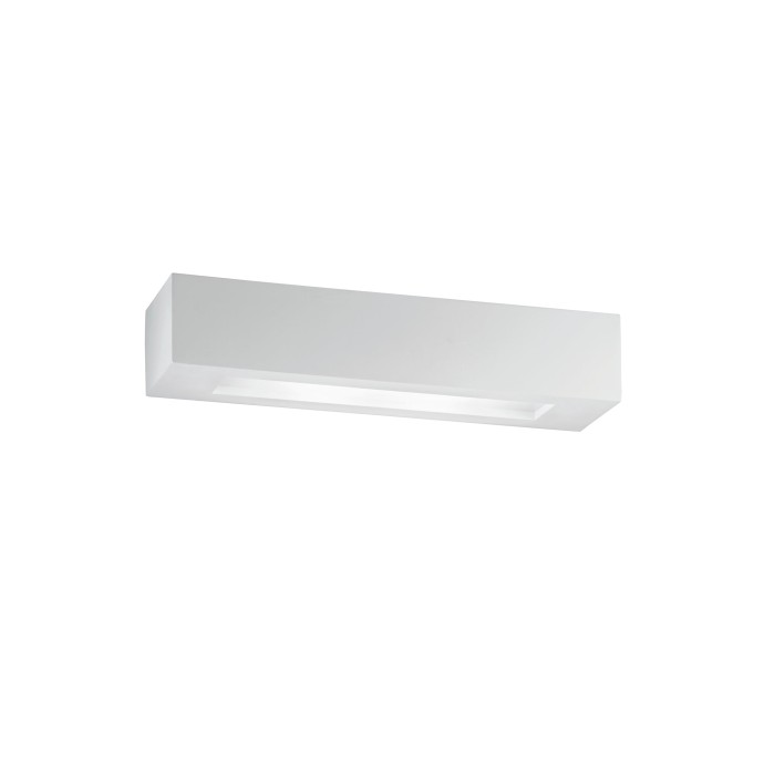 Applique da interno 2 luci E14 in gesso bianco Luce Ambiente e Design CANDIDA