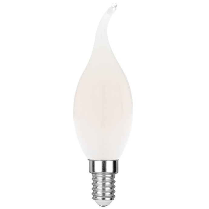 Lampadina LED E14 candela curva 4W 6500K 400lm Intec