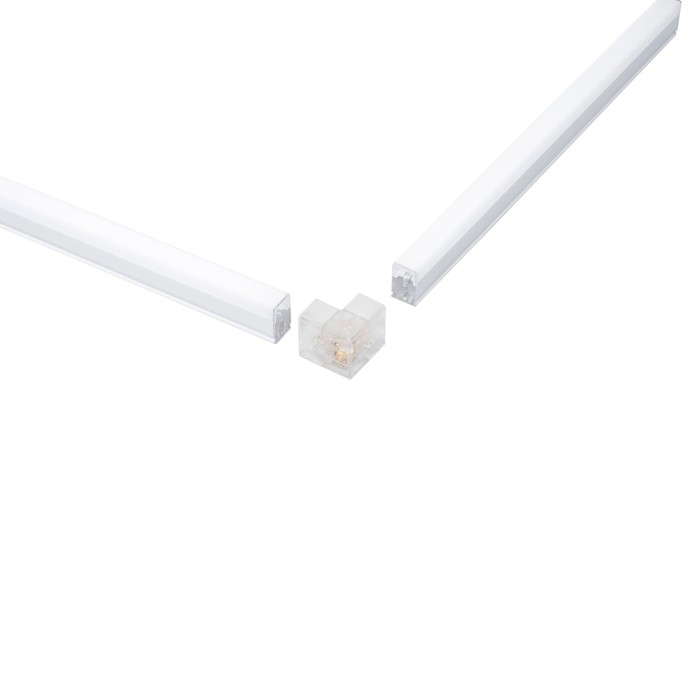 Connettore a L per barra LED SHAPE Bianco Intec