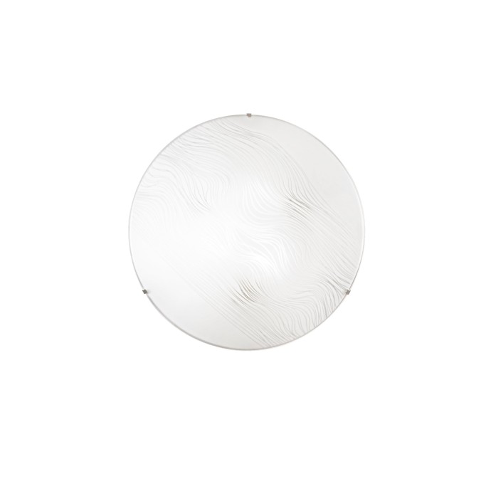Plafoniera 3 luci E27 in vetro bianco KARDIO Luce Ambiente e Design