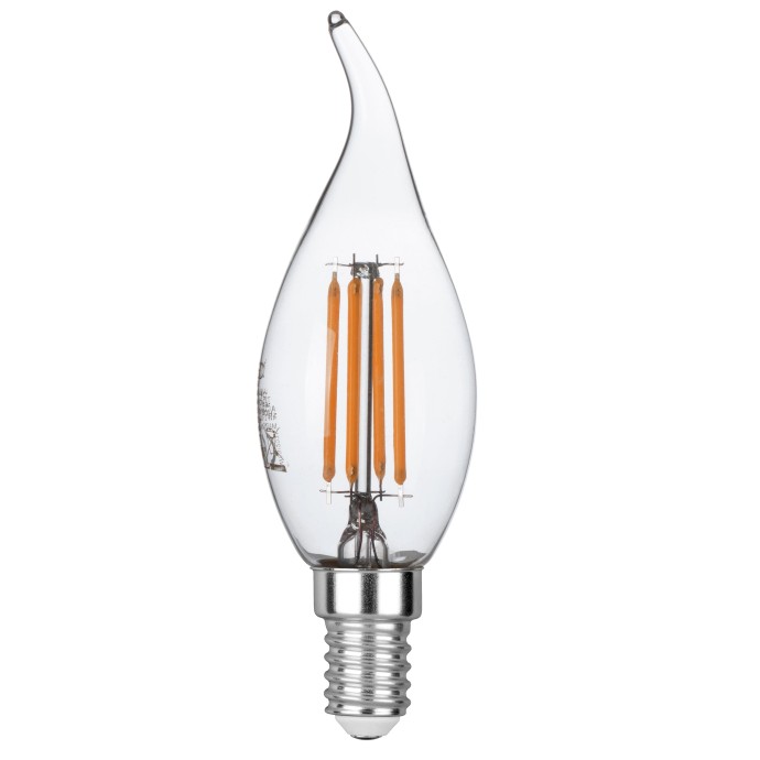 Lampadina LED E14 4W 2700K 470lm Intec