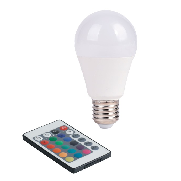 Lampadina LED E27 RGB 4000K 9W Intec