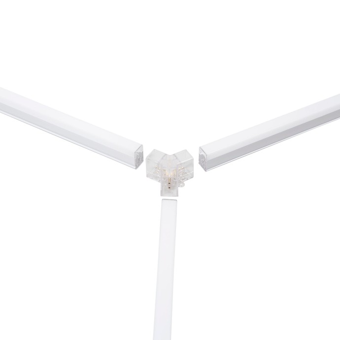 Connettore a 3 angoli 120° per barra LED SHAPE Intec