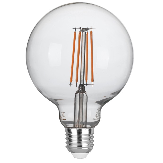 Lampadina LED E27 Globo G95 Filamento COB 16W 4000K Intec