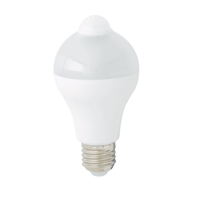 Lampadina LED con sensore E27 12W 4000K Intec