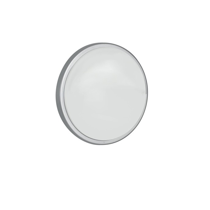 Plafoniera da esterno LED 28W 4000K IP65 argento Intec